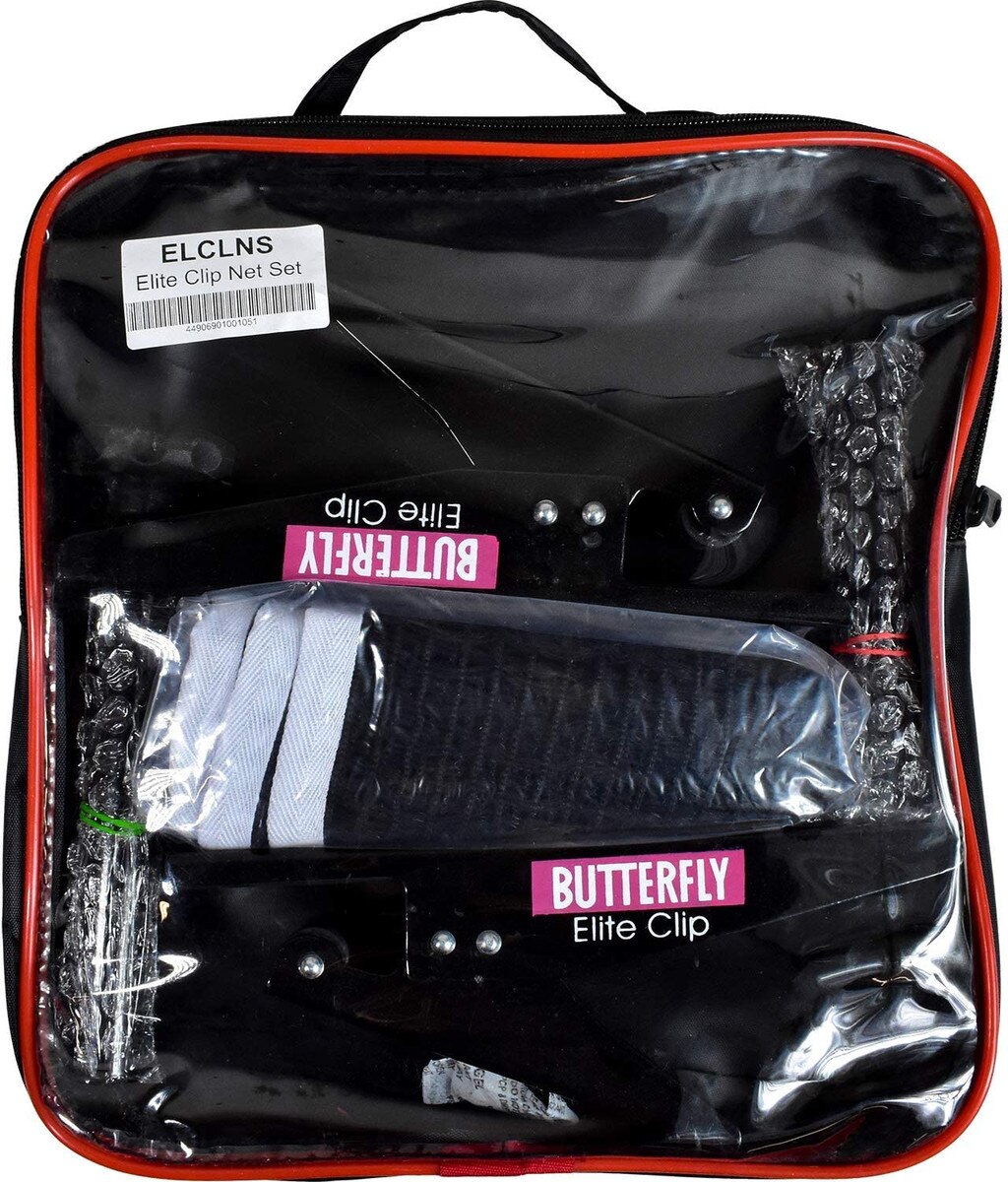 Butterfly Elite Clip Net Set: Net in the Packaging